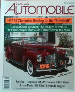 COLLECTIBLE AUTOMOBILE 2001 APR - VETTE Z06, SPITFIRES